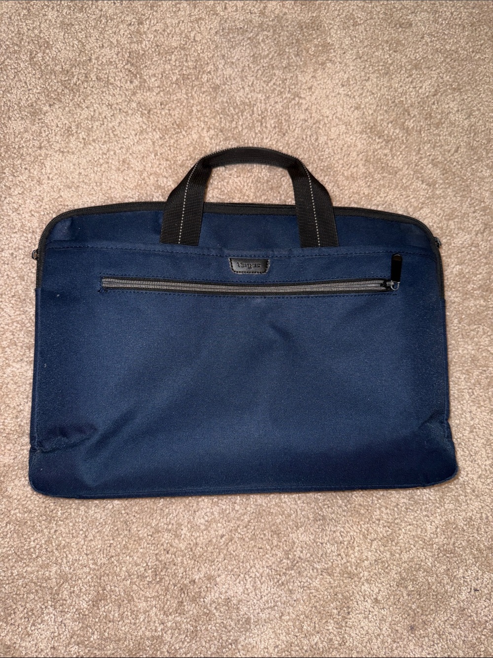 Targus Navy and Black Laptop Briefcase - Slim Professional Bag
